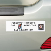 第2 Inf Div Imjinの偵察者 バンパーステッカー (車上)
