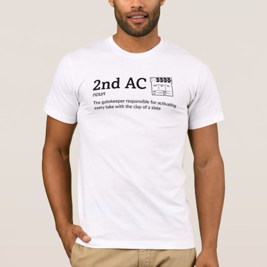 第2AC定義 – ライトモード – フィルムおもしろい Tシャツ (正面)