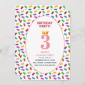 第3キッド誕生日 招待状 (正面/裏面)