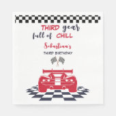 第3ギアの寒さ第3子供の誕生日 スタンダードランチョンナプキン (正面)