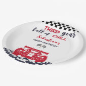 第3ギアの寒さ第3子供の誕生日 ペーパープレート (アングル)