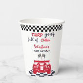 第3ギアの寒さ第3子供の誕生日 紙コップ (裏面)