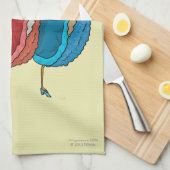 第3クリスマス(3羽のフランスのな雌鶏)の台所タオルの日 キッチンタオル (四つ折り)