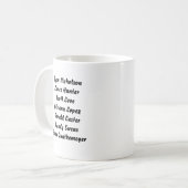 第3コーヒーカップを移して下さい コーヒーマグカップ (正面左)