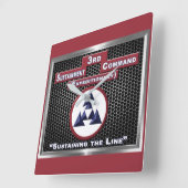 第3サスティメントコマンド(遠征) スクエア壁時計 (傾斜)