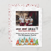 第3タイムズザチャーム | 2022おもしろいホリデーフォト シーズンポストカード (正面/裏面)