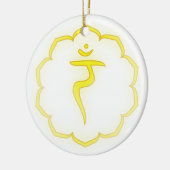 第3チャクラ- セラミックオーナメント (左)