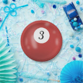 第3ビリヤード球 ペーパープレート (パーティー)