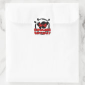 第3ボーリング誕生日Tシャツとギフト ラウンドシール (バッグ)