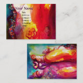 第3マスク/コスチューム・デザイナー，シアターアーティスト 名刺 (正面/裏面)