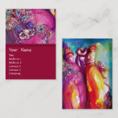 第3マスク/コスチューム・デザイナー,シアターアーティスト 名刺 (正面/裏面)