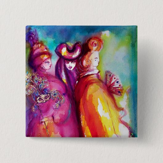 第3マスク – 詳細1 缶バッジ (正面)