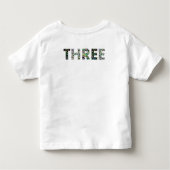 第3ワイルド誕生日Tシャツ トドラーTシャツ (裏面)