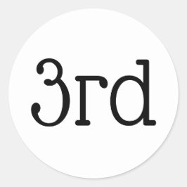 第3位白人賞 ラウンドシール