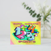 第3勾配岩 – 数 ポストカード (スタンド正面)