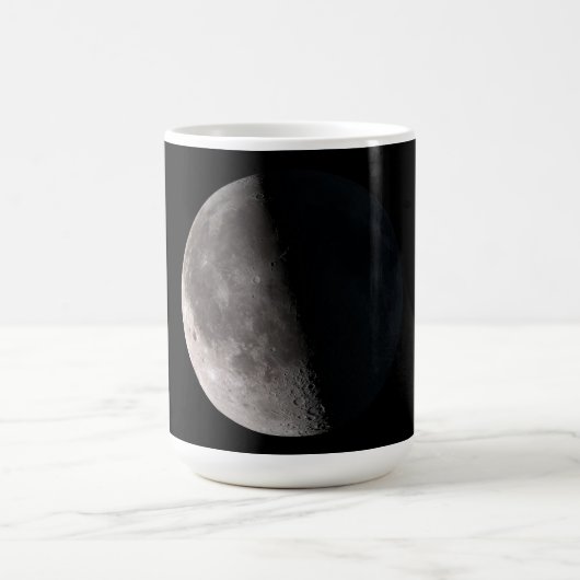 第3四半期の月NASAの画像 モーフィングマグカップ (中央)