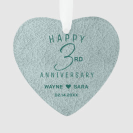 第3回アクアレザー結婚ズ記念日 オーナメント