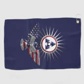 第3回サステナビリティコマンド特殊デザインイーグル ゴルフタオル (横)