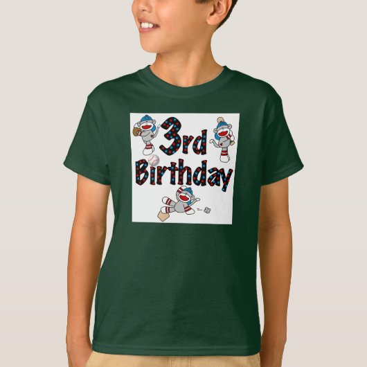 第3回ソックサル野球誕生日 Tシャツ (正面)