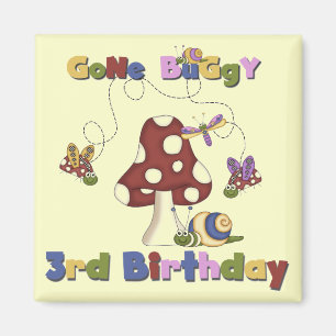 第3回バグ誕生日Tシャツとギフト マグネット