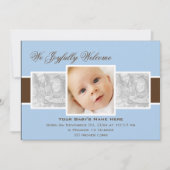 第3回生誕発表（青） 案内状 (正面)