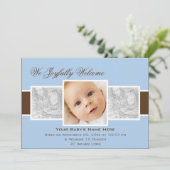 第3回生誕発表（青） 案内状 (スタンド正面)