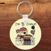 第3回誕生日の海賊Tシャツとギフト キーホルダー (正面)