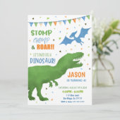 第3回誕生日恐竜 招待状 (スタンド正面)
