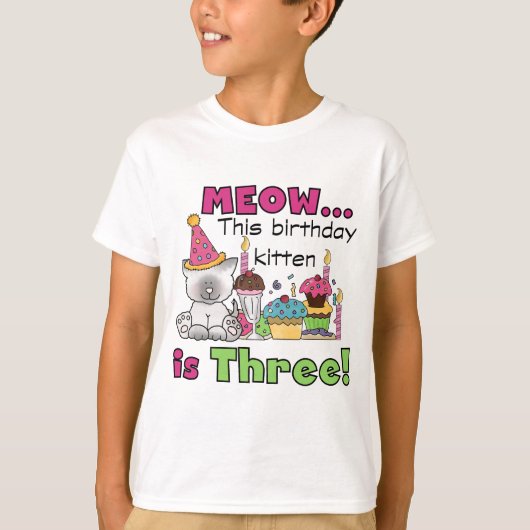 第3回誕生日Tシャツ&ギフト Tシャツ (正面)