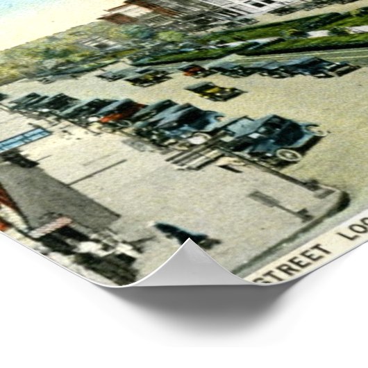 第3回、マコン、ジョージア1920年代ヴィンテージ ポスター (角)