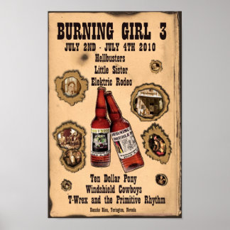 第3回Ennual Burning Girl 2010ポスター ポスター