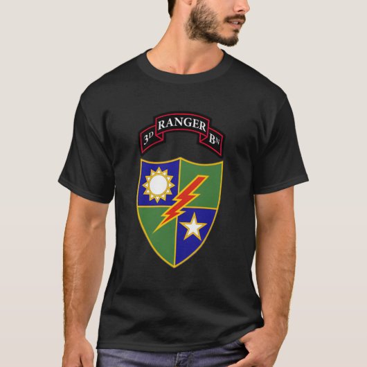 第3大隊第75レンジャーレジット Tシャツ (正面)