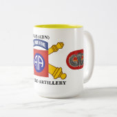 第3大隊319番砲兵砲マグ ツートーンマグカップ (正面右)