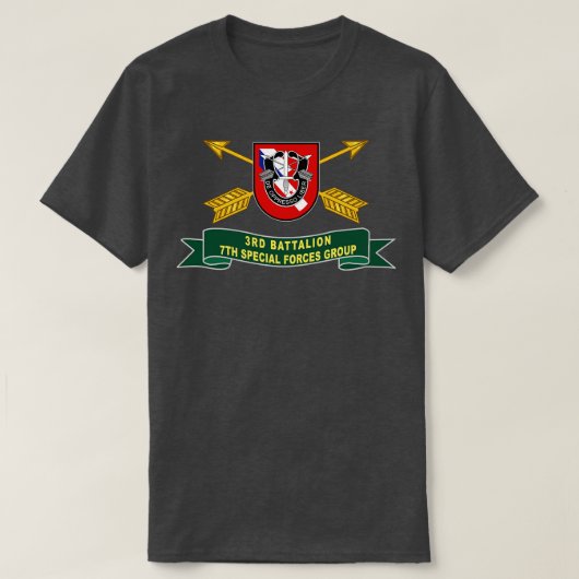 第3大隊7thスペシャルsグループ2行Cboフラッシュ Tシャツ (デザイン正面)
