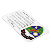 第3大隊 – 第75レンジャー連隊磁石4x6 マグネット (右側)