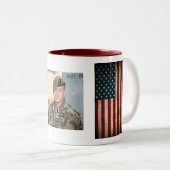 第3大隊-第75レーンジャー連隊-写真のマグ ツートーンマグカップ (正面右)