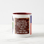 第3大隊-第75レーンジャー連隊-勝利のマグ ツートーンマグカップ (中央)