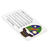 第3大隊 – 75th Ranger w/Tabマグネット4x6 マグネット (右側)