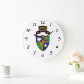 第3大隊 – 75th Ranger w/Tab - Wall Clock ラージ壁時計 (ホーム)
