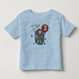 第3女性のカーボーイ誕生日Tシャツとギフト トドラーTシャツ