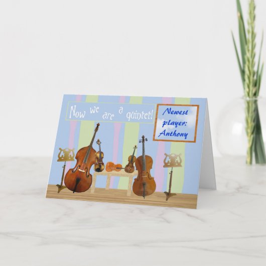 第3子アナウンス 案内状 (正面)