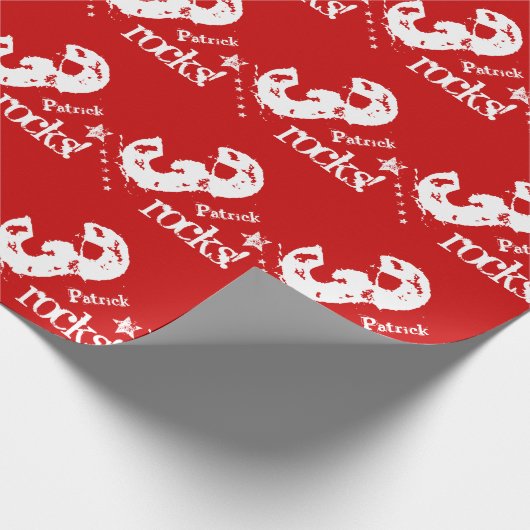 第3子供の誕生日対角デザイン星Z03 ラッピングペーパー (角)