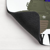 第3広告の獣医- M-48 Pattonタンク マウスパッド (コーナー)