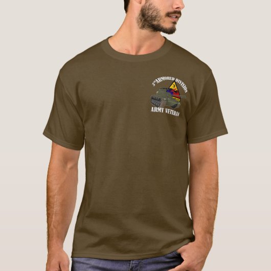 第3広告の獣医- M-48 Pattonタンク Tシャツ (正面)