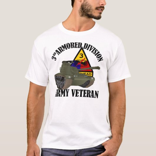 第3広告の獣医- M-48 Pattonタンク Tシャツ (正面)