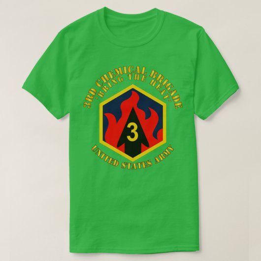 第3旅団が熱Xをもたらす Tシャツ (デザイン正面)