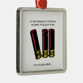 第3日のレッドネックのクリスマス メタルオーナメント (右)