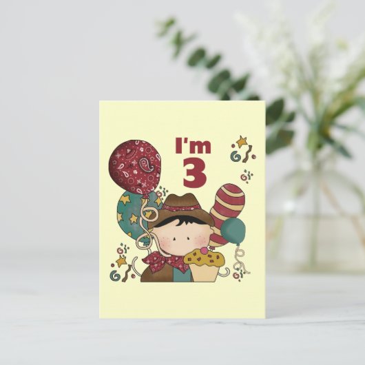 第3期カウボーイTシャツとギフト ポストカード (スタンド正面)