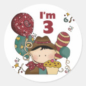 第3期カウボーイTシャツとギフト ラウンドシール (正面)