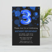 第3期バルーンキッズブルーボーイパーティー 招待状 (スタンド正面)